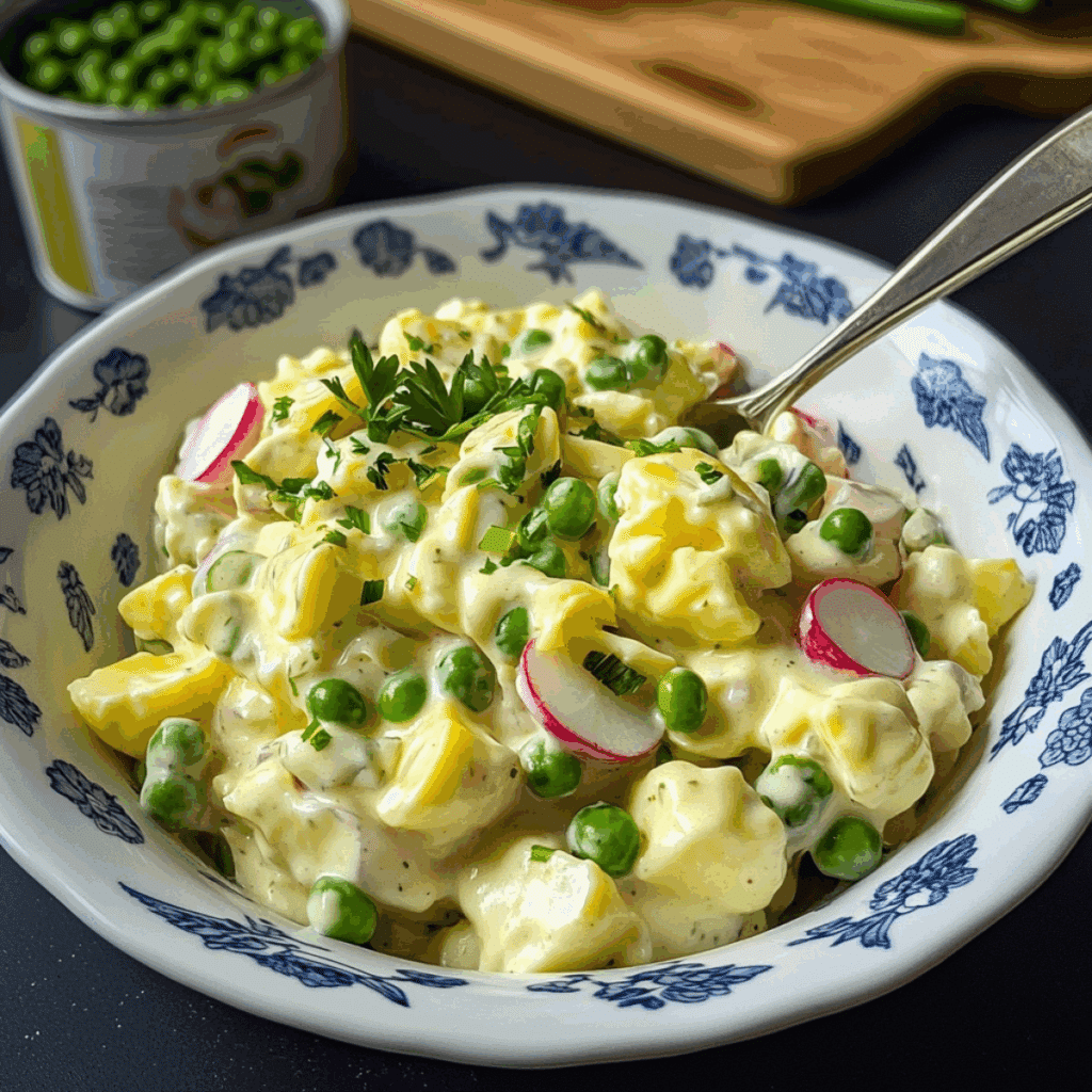 23 sałatki na święta – kolorowe, pyszne i wyjątkowe przepisy na Wigilię i nie tylko 13 Sałatka wiosenna z groszkiem i jajkami