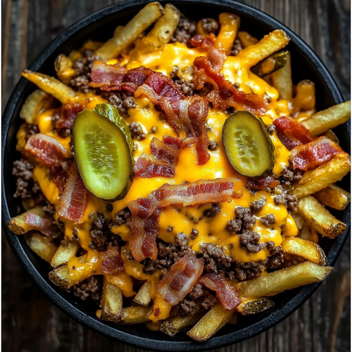 Frytki Cheeseburgerowe