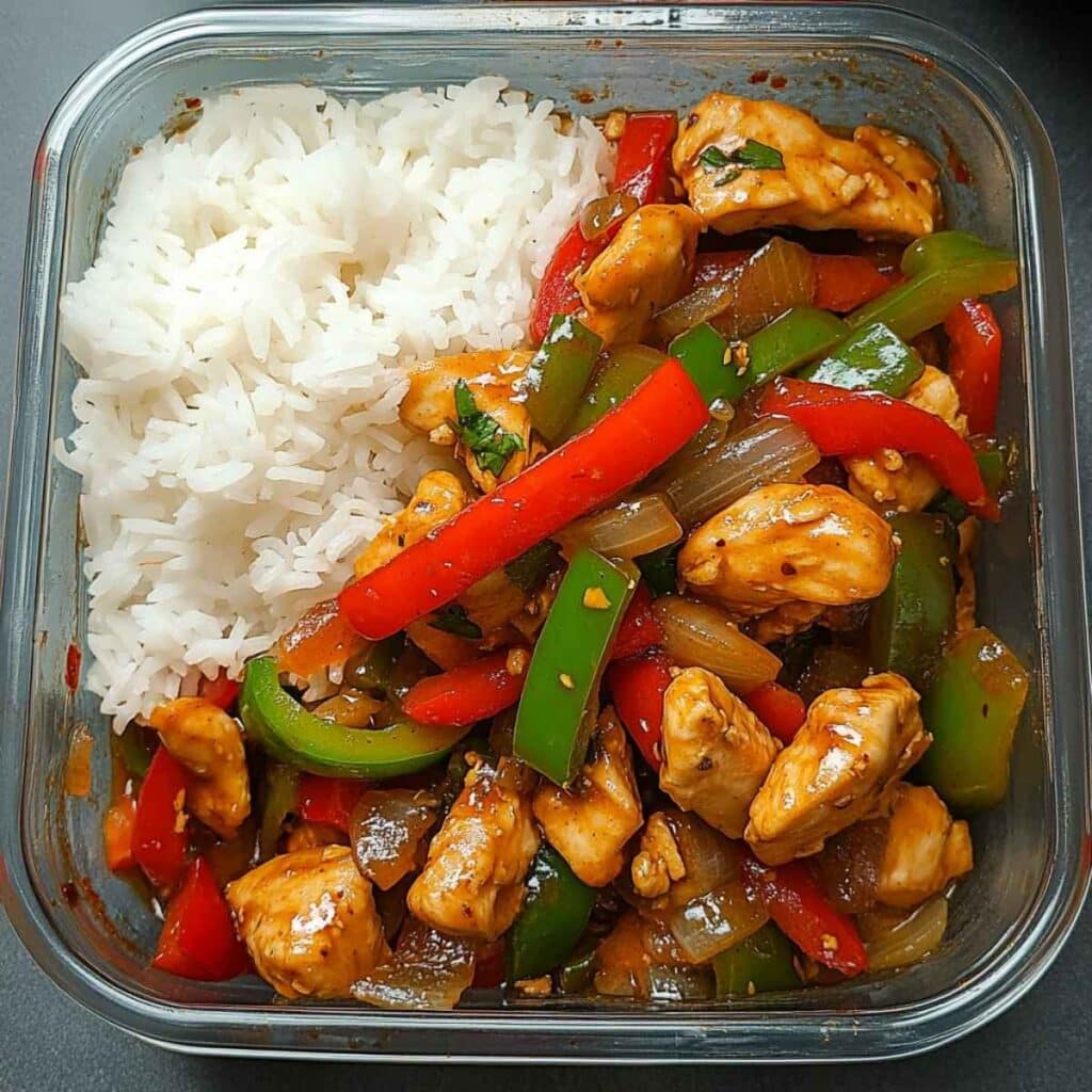 10 przepisów na szybki obiad – pomysły na każdy dzień tygodnia 7 Kurczak z papryką w azjatyckim stylu