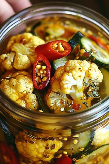 Pikle z Kalafiora, Ogórka i Chili