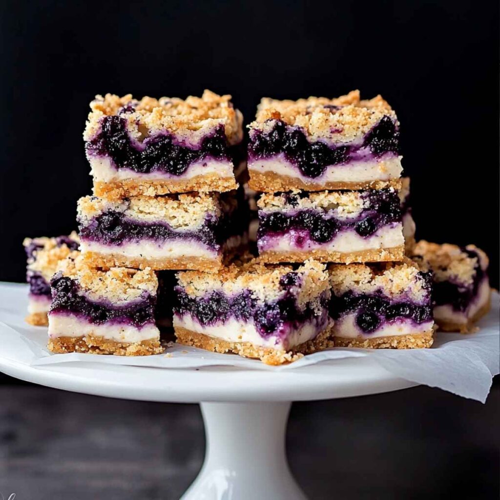 Ciasto serowo-jagodowe z kruszonką