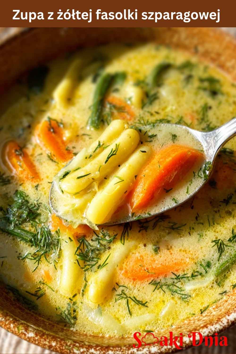 
Zupa z żółtej fasolki szparagowej 