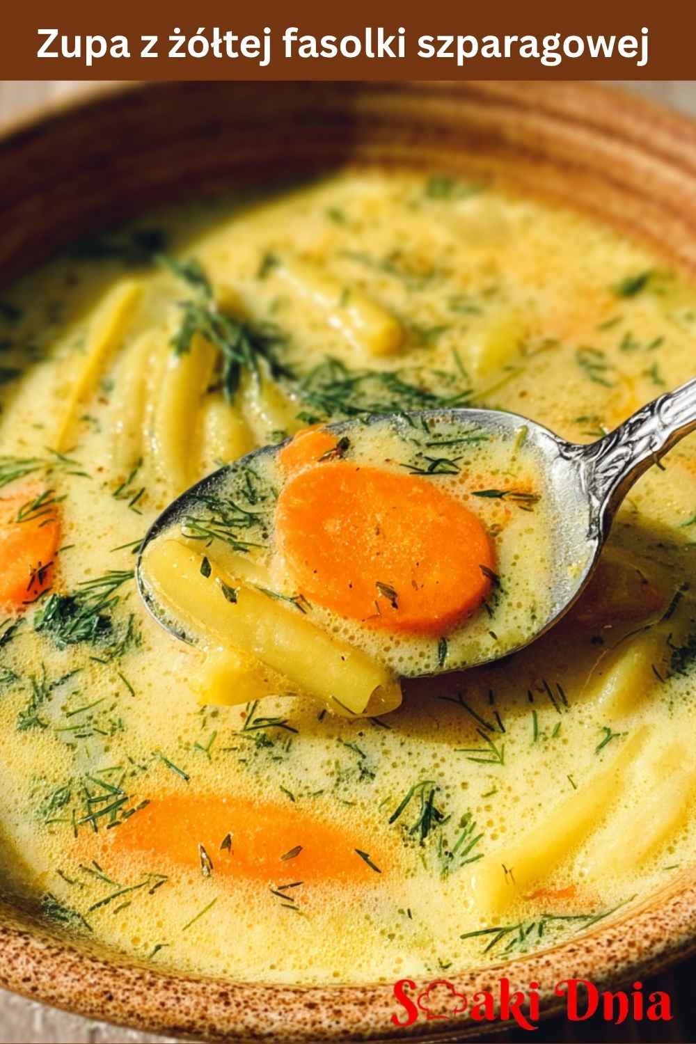 
Zupa z żółtej fasolki szparagowej 