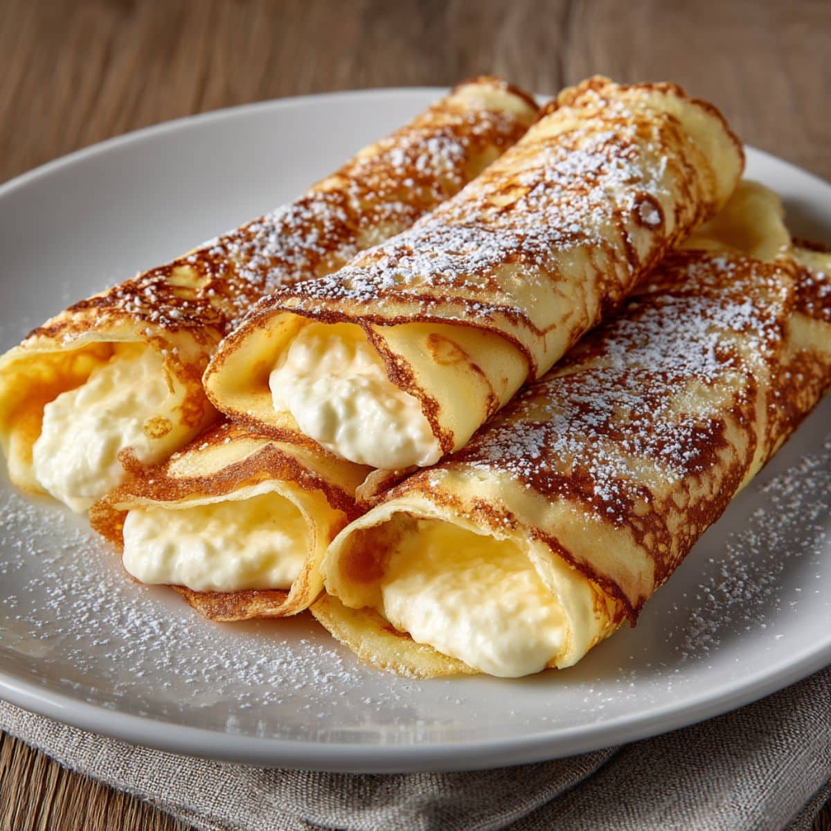 Naleśniki z twarogiem na słodko