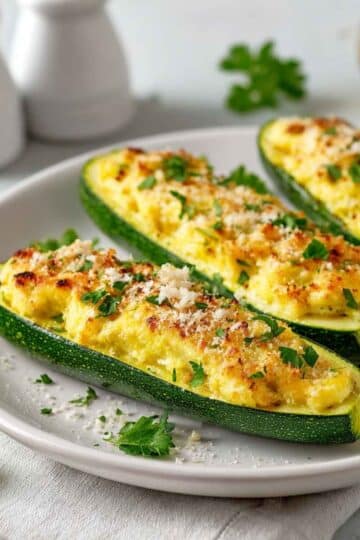 Faszerowana cukinia z piekarnika