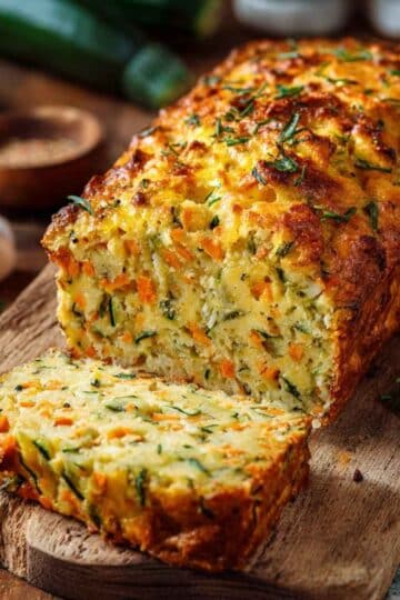 Pasztet z cukinii z żółtym serem: