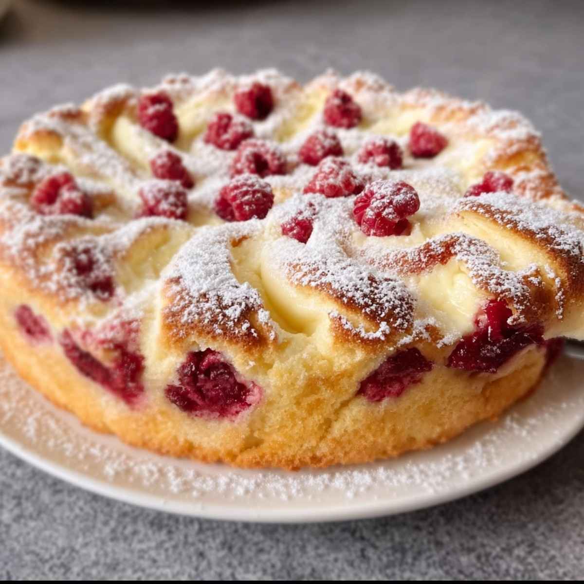 Ciasto z malinami i budyniem – puszyste i pełne smaku