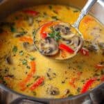 Kremowa zupa pieczarkowa z warzywami