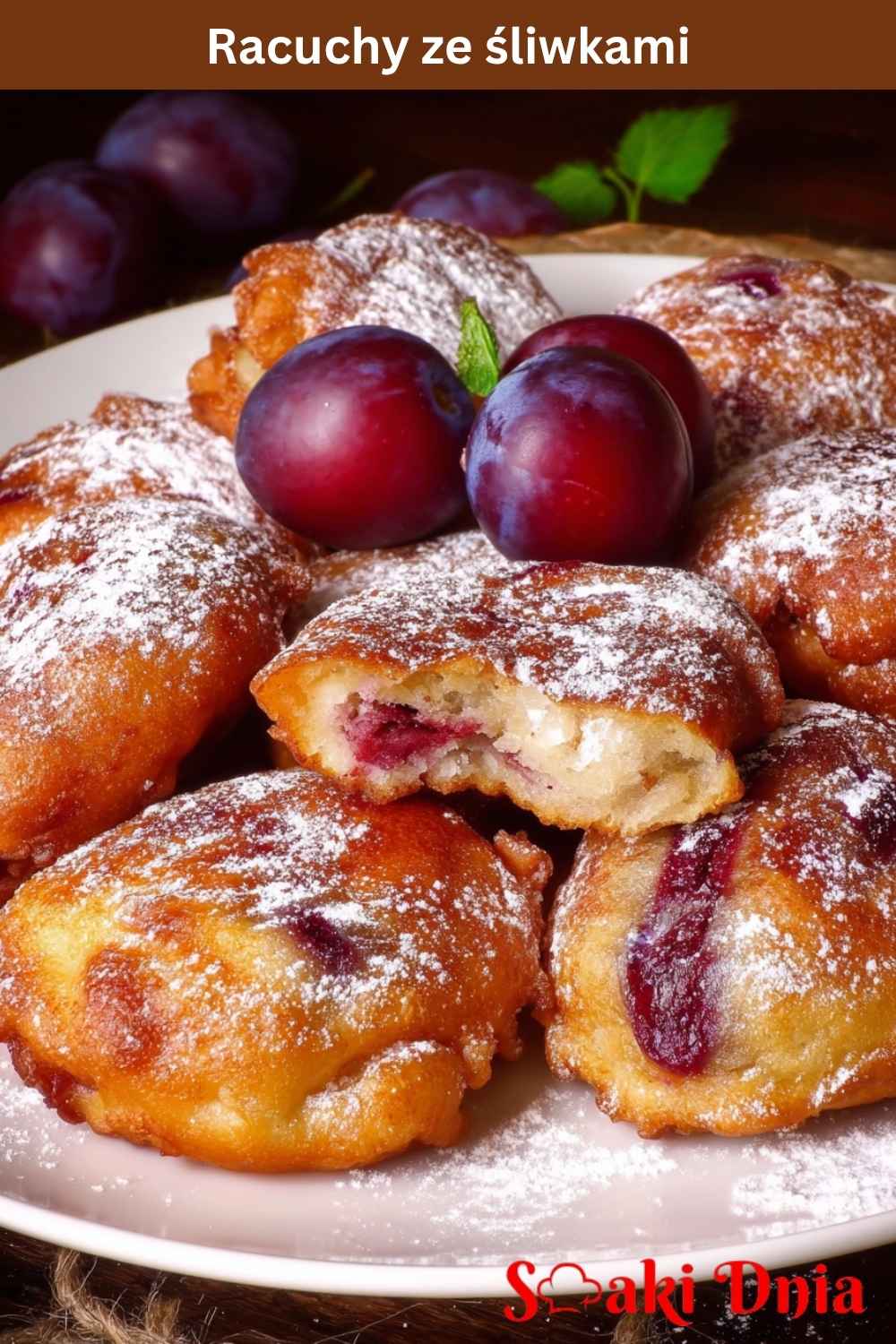 Racuchy ze śliwkami