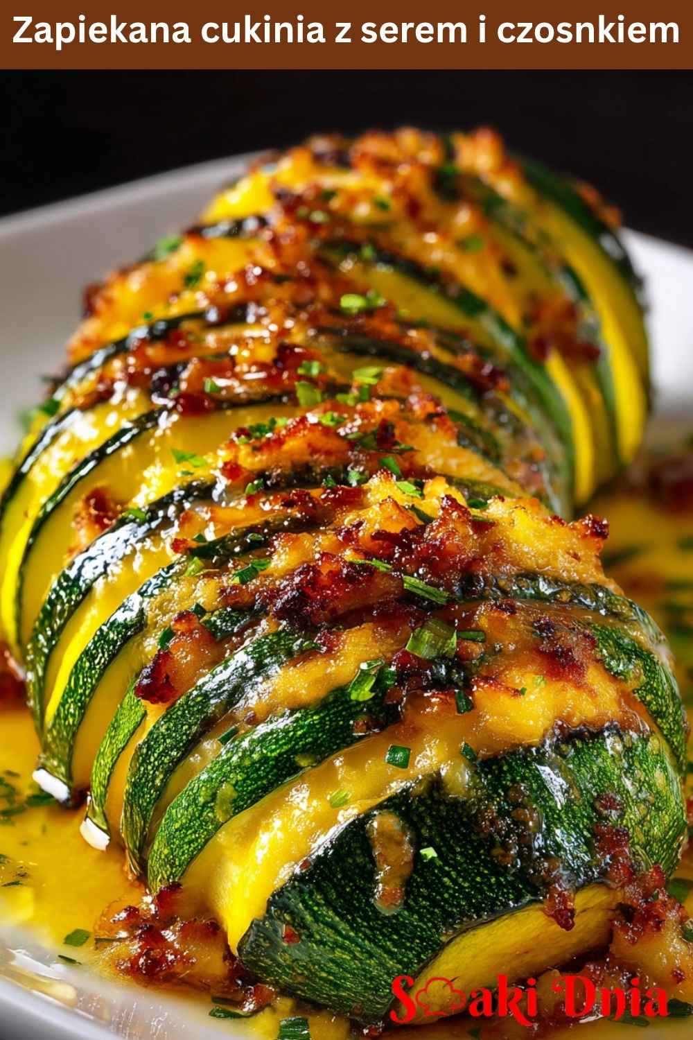 Zapiekana cukinia z serem i czosnkiem – szybki i pyszny pomysł na obiad lub kolację