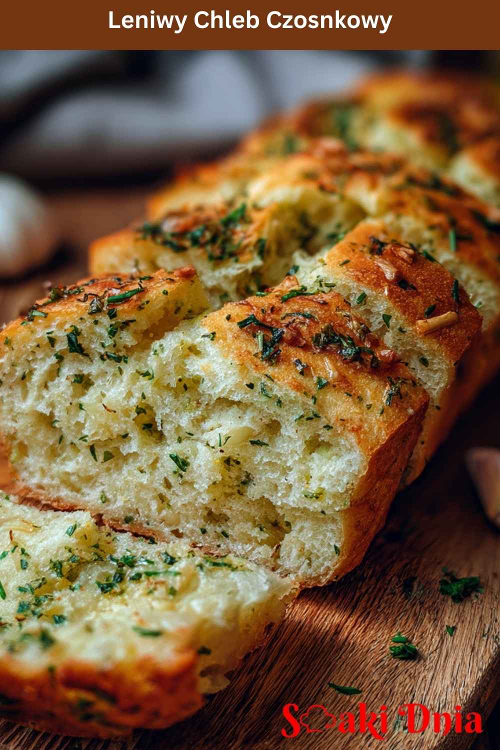 Leniwy chleb czosnkowy – prosty przepis na domowe pieczywo bez wyrabiania 7 Leniwy Chleb Czosnkowy