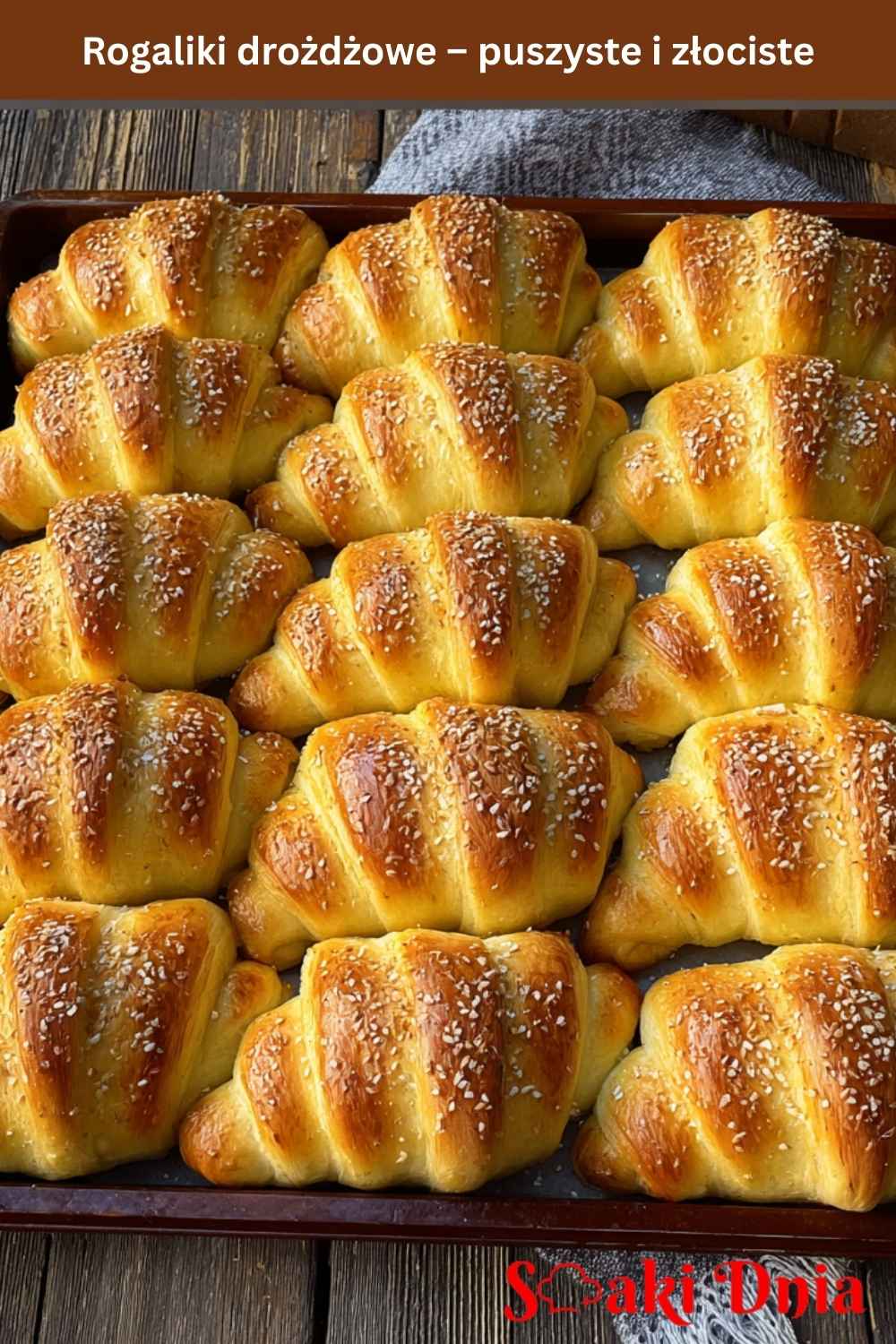 Rogaliki drożdżowe – puszyste i złociste 8 Rogaliki drożdżowe – puszyste i złociste