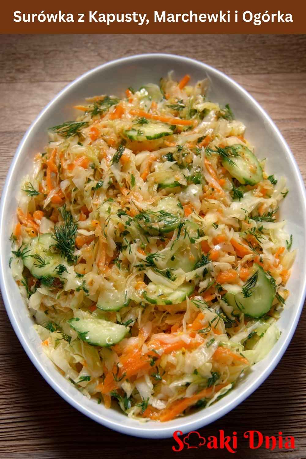 Surówka z kapusty, marchewki i ogórka – klasyka do obiadu 8 Surówka z kapusty, marchewki i ogórka