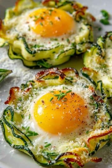 Gniazda z cukinii z jajkiem – szybkie i zdrowe śniadanie 20 Gniazda z cukinii z jajkiem