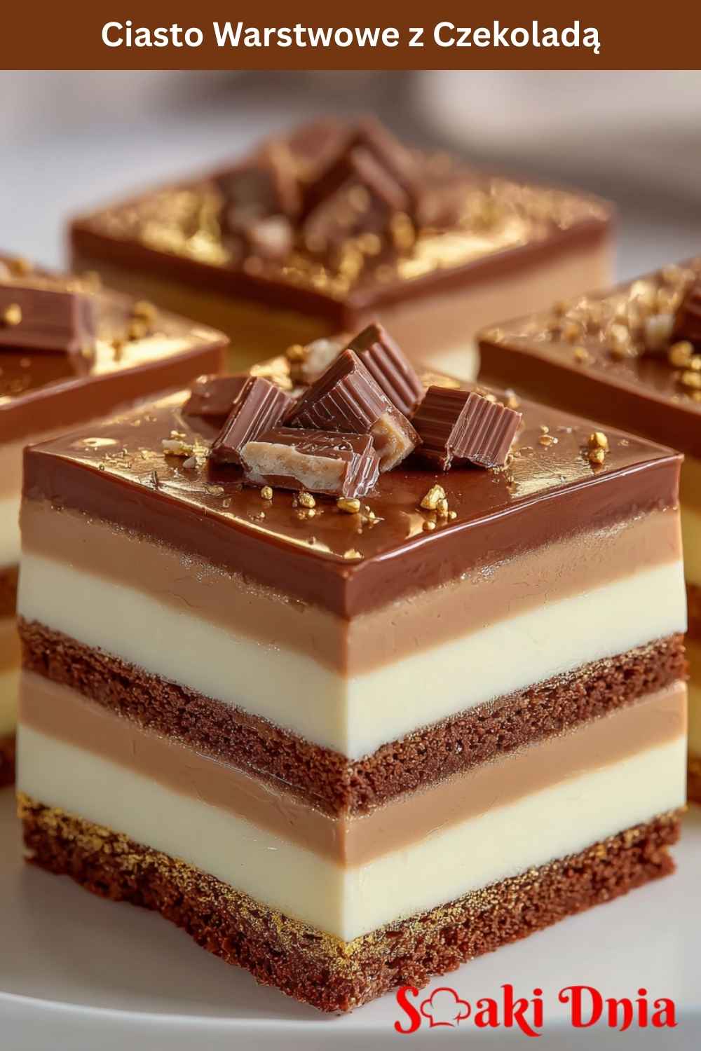 Ciasto Warstwowe z Czekoladą
