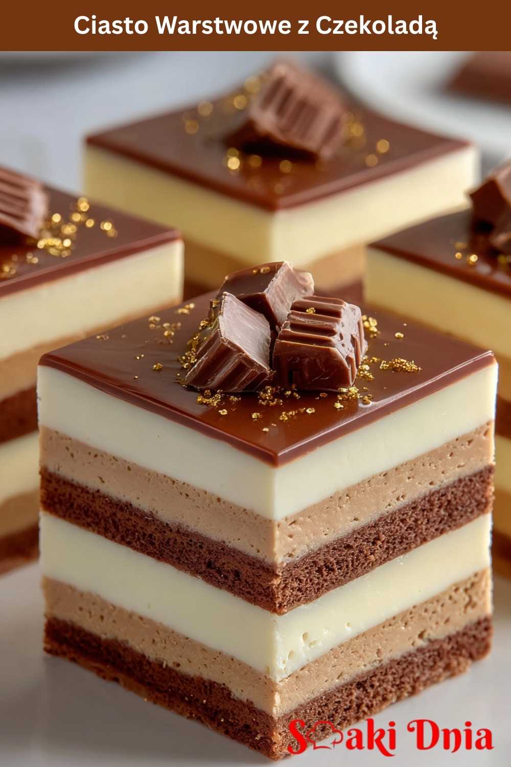 Ciasto Warstwowe z Czekoladą