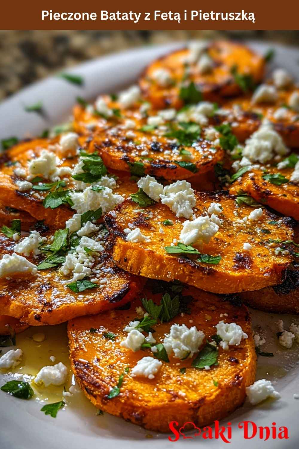Pieczone bataty z fetą i pietruszką – prosty i efektowny przepis 8 Pieczone Bataty z Fetą i Pietruszką