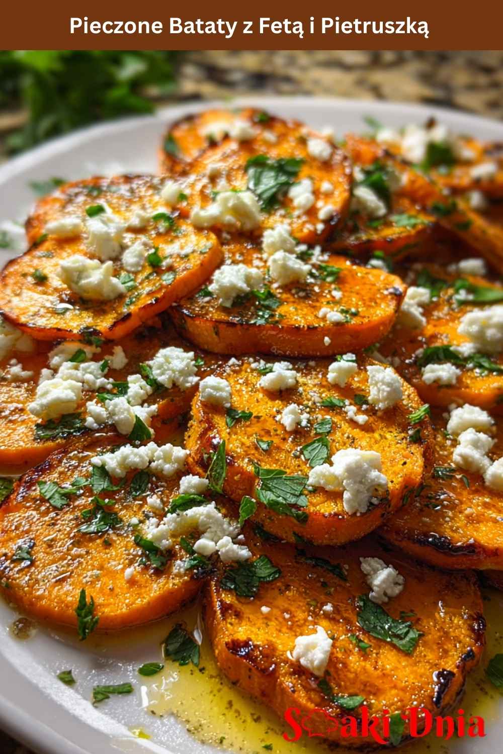 Pieczone bataty z fetą i pietruszką – prosty i efektowny przepis 7 Pieczone Bataty z Fetą i Pietruszką
