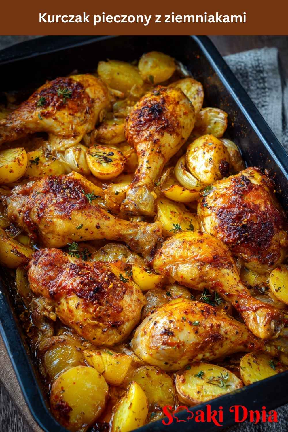 Kurczak pieczony z ziemniakami