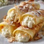 Naleśniki z serem i kokosem – delikatne, kremowe i pełne smaku 9 Naleśniki z serem i kokosem