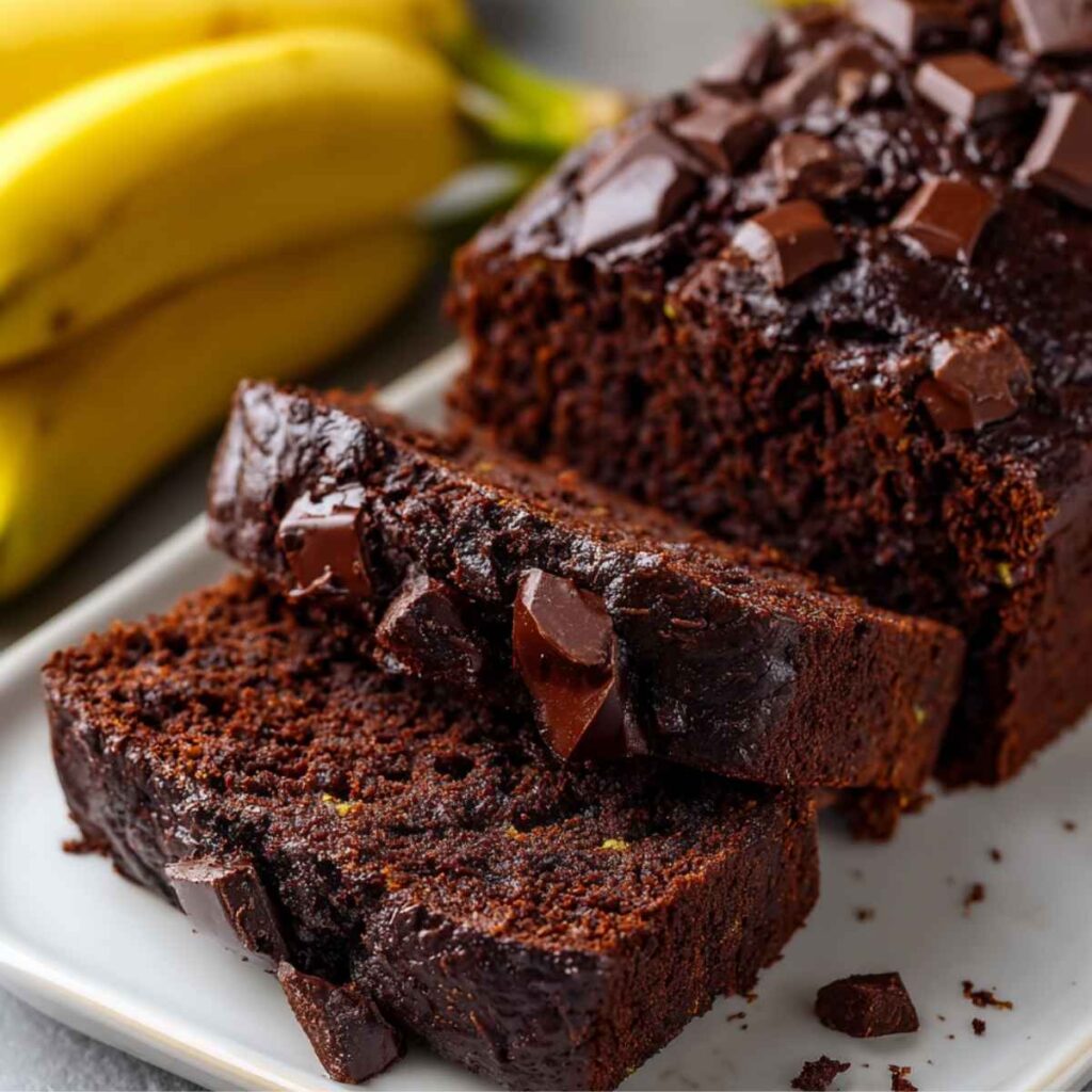 Ciasto czekoladowe z cukinią i bananami