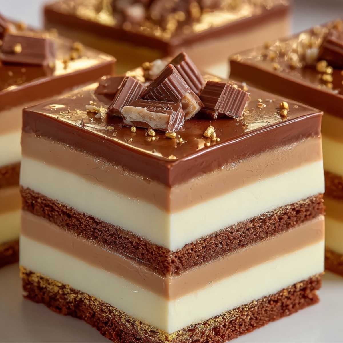 Ciasto Warstwowe z Czekoladą