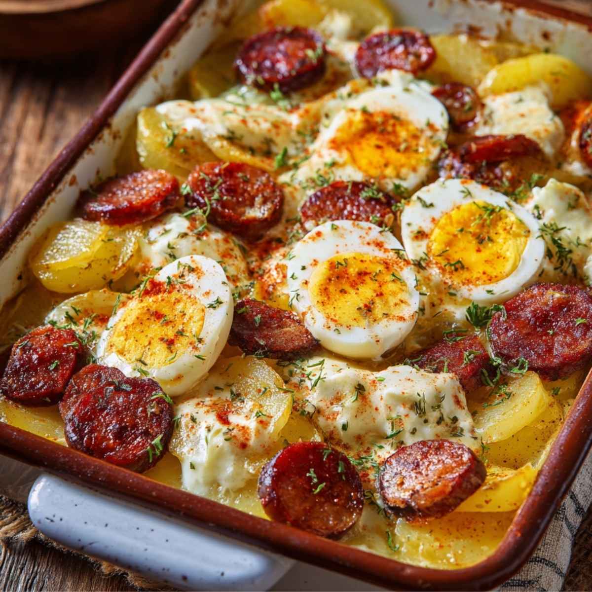 Rakott krumpli – Węgierska zapiekanka ziemniaczana