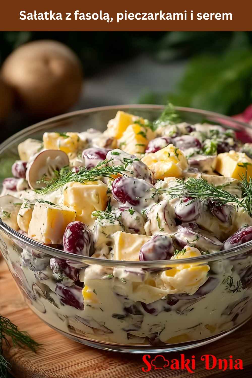 Sałatka z Fasolą, Pieczarkami i Serem – hit każdej imprezy! 8 Sałatka z fasolą, pieczarkami i serem