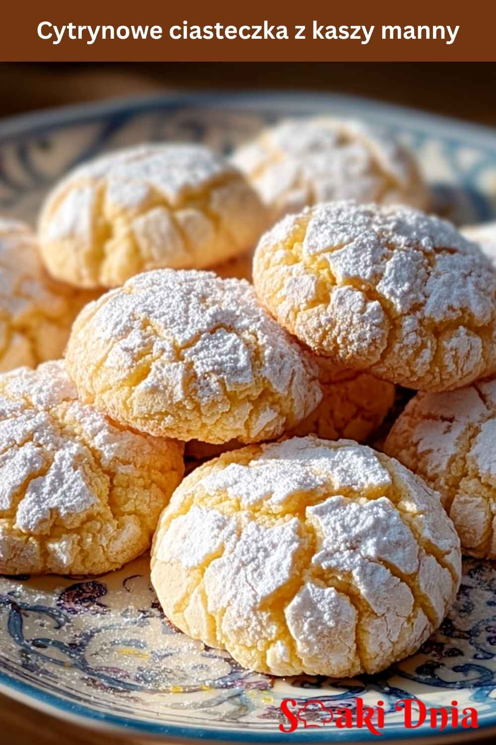 Cytrynowe ciasteczka z kaszy manny – pękające, puszyste i pełne smaku 8 Cytrynowe ciasteczka z kaszy manny