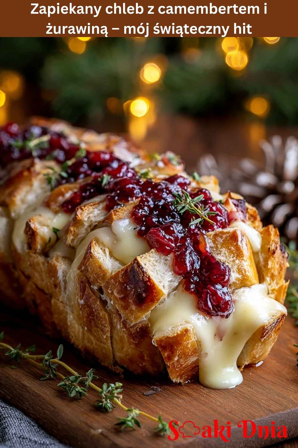 Zapiekany chleb z camembertem i żurawiną – mój świąteczny hit 7 Zapiekany chleb z camembertem i żurawiną – mój świąteczny hit