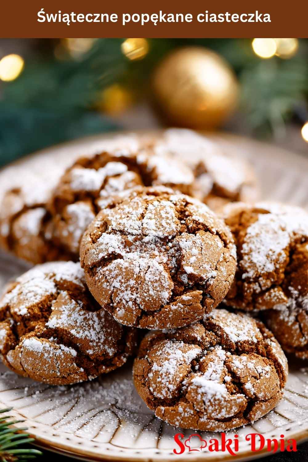 Świąteczne popękane ciasteczka – miękkie i pachnące 8 Świąteczne popękane ciasteczka