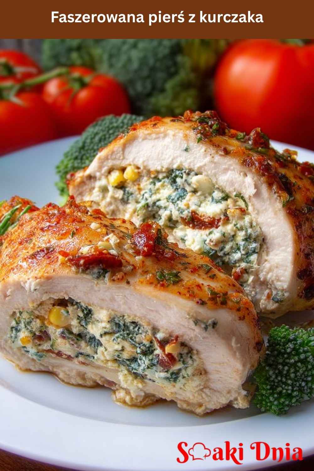 Faszerowana pierś z kurczaka