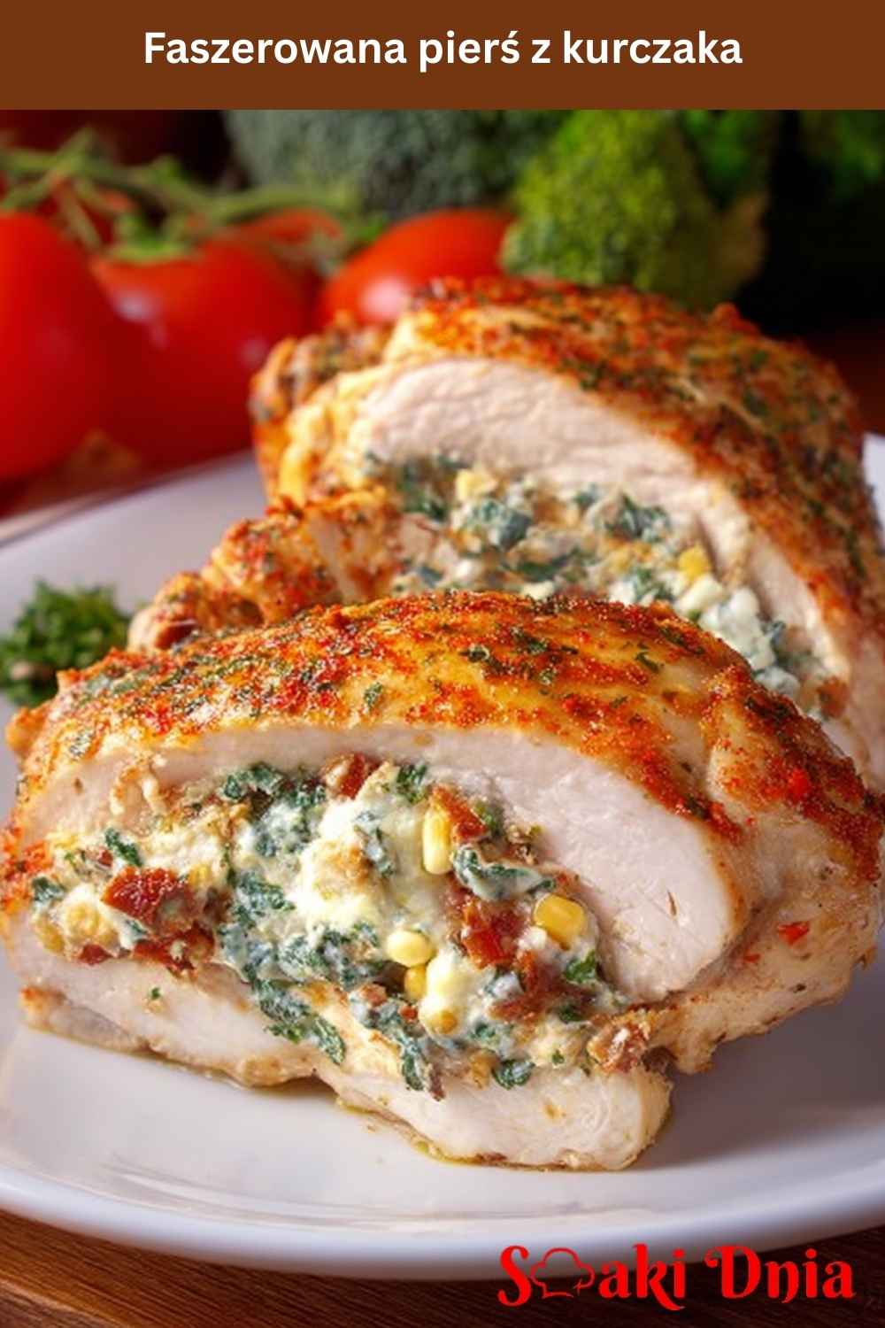 Faszerowana pierś z kurczaka
