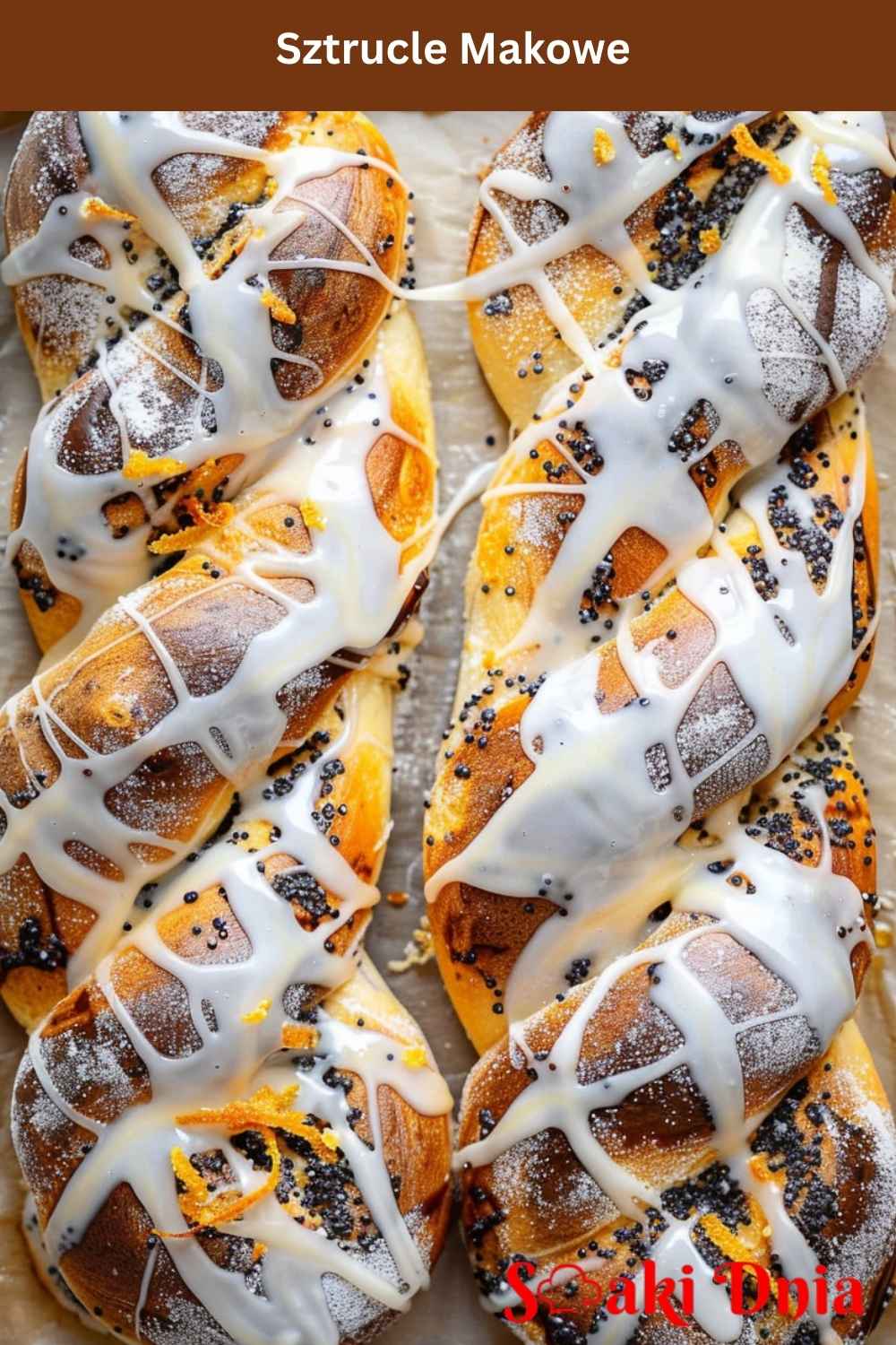 Miękkie sztrucle makowe 