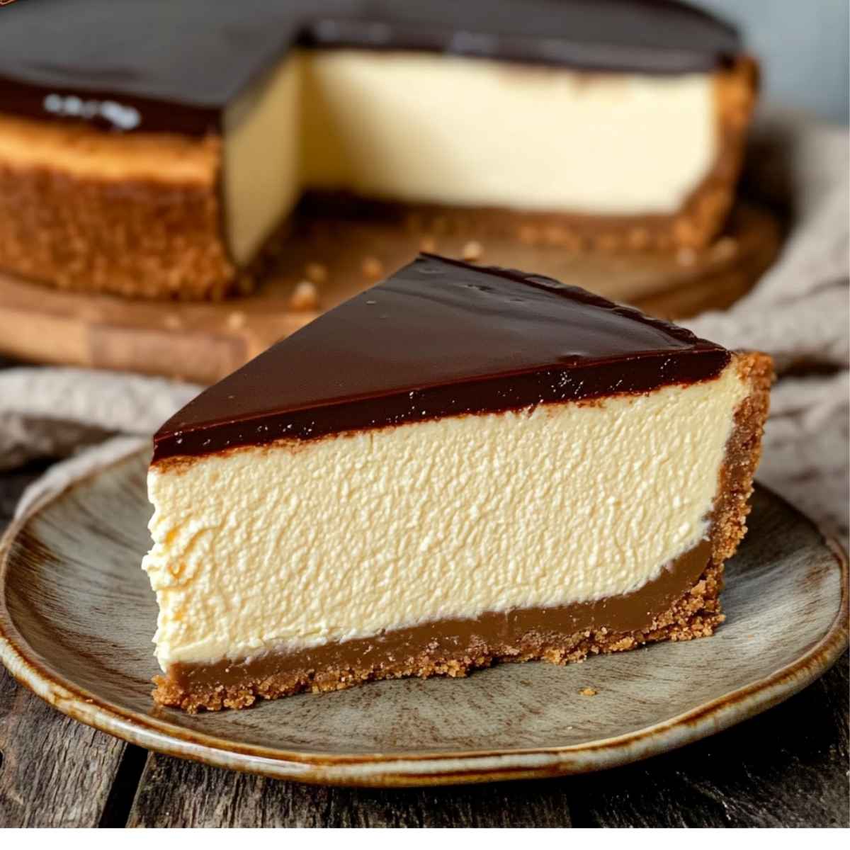 Sernik z Chałwą i Polewą Czekoladową – kremowy, elegancki deser na każdą okazję 5 Sernik z Chałwą i Polewą Czekoladową