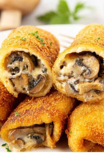 Krokiety z Pieczarkami i Serem