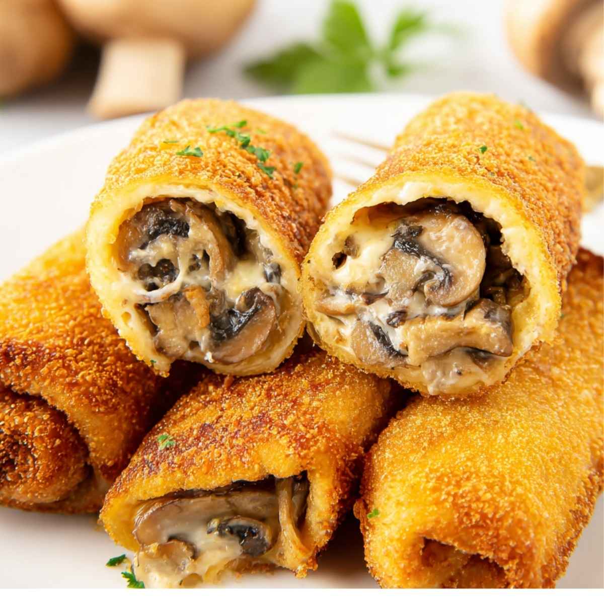 Krokiety z Pieczarkami i Serem