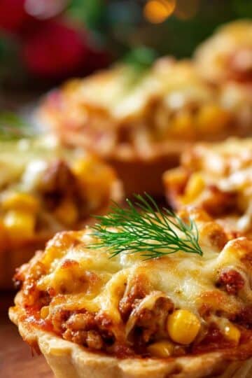 Tartaletki wytrawne z serem i mięsem