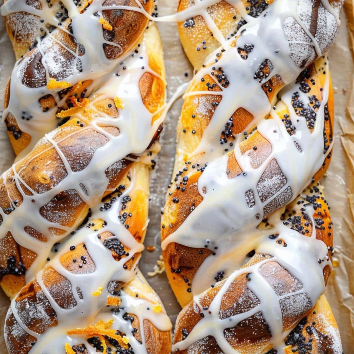 Miękkie sztrucle makowe