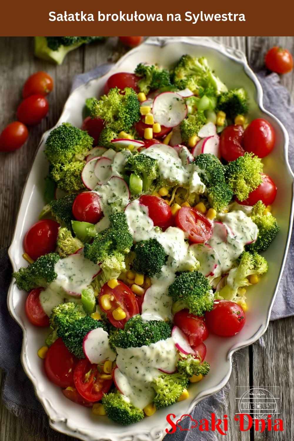 Sałatka brokułowa na Sylwestra