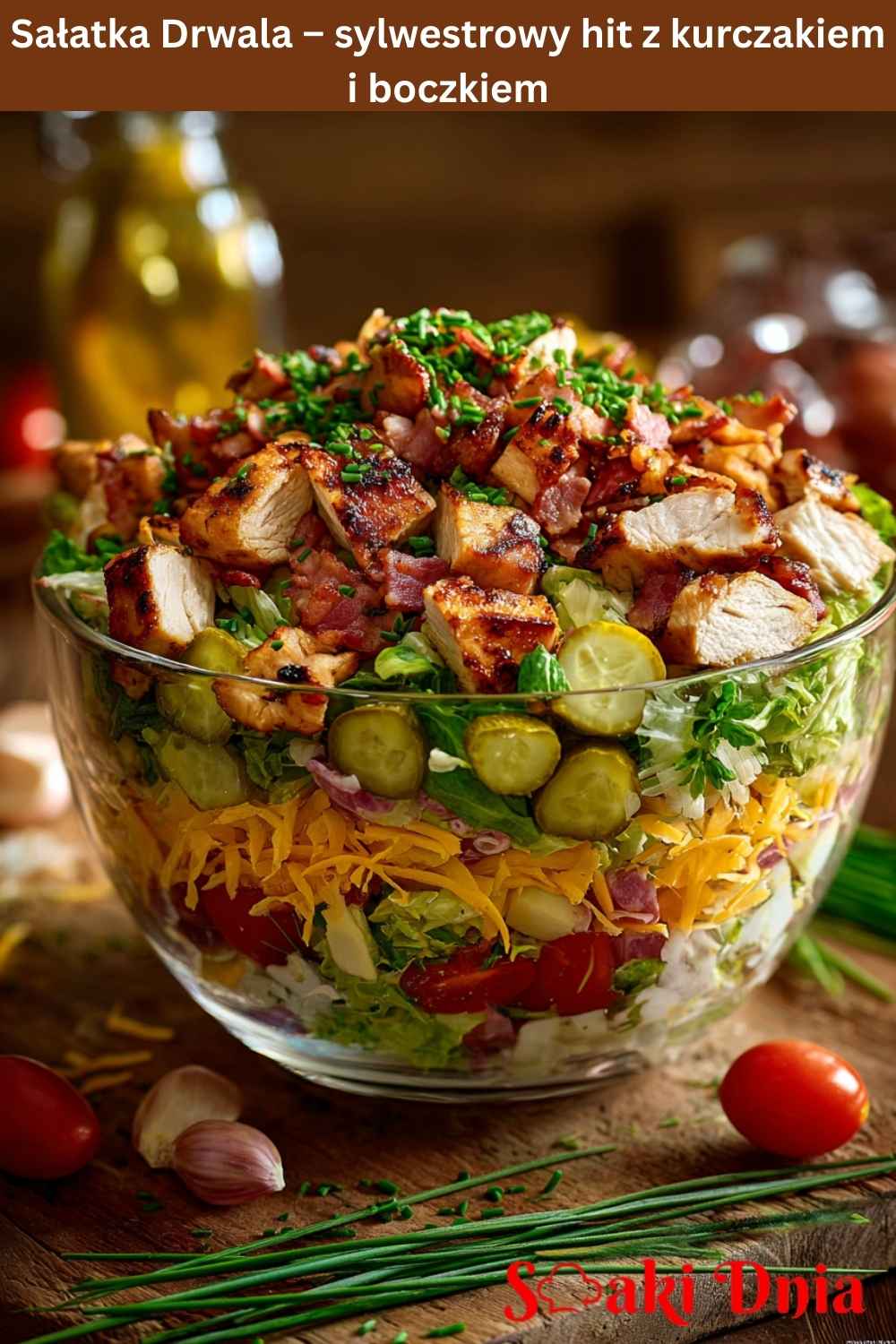 Sałatka Drwala – sylwestrowy hit z kurczakiem i boczkiem