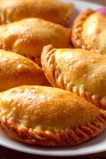 Pieczone pierogi z mięsem