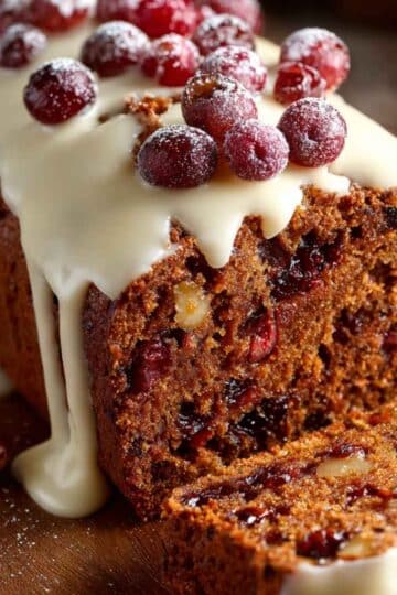 Keks piernikowy z żurawiną i białą czekoladą