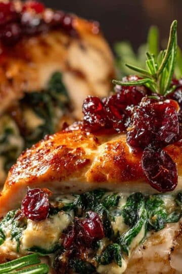 piersi z kurczaka faszerowane szpinakiem