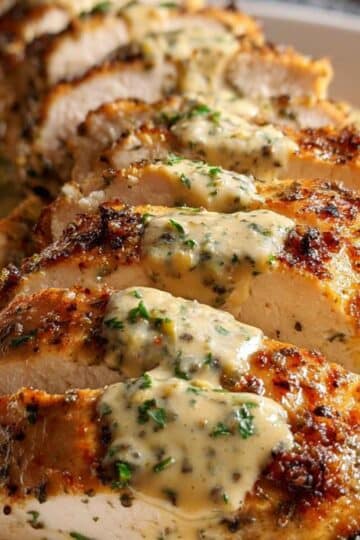 Soczysty kurczak w kremowym sosie czosnkowo‑ziołowym – prosty przepis krok po kroku