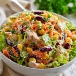 Sałatka obiadowa z kurczakiem