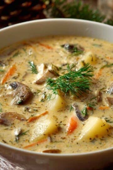 Kremowa zupa grzybowa z ziemniakami – wigilijny klasyk 13 Kremowa zupa grzybowa z ziemniakami – wigilijny klasyk