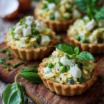 Babeczki z sałatką porowo-jajeczną