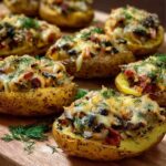 Ziemniaki faszerowane pieczarkami i boczkiem – hit na Sylwestra i Nowy Rok