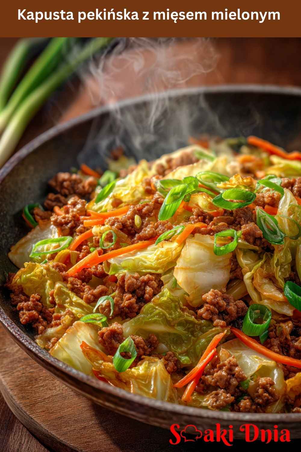 Kapusta pekińska z mięsem mielonym